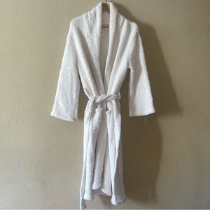 Barefoot Dreams Cozychic Adult Robe Cream Size 1